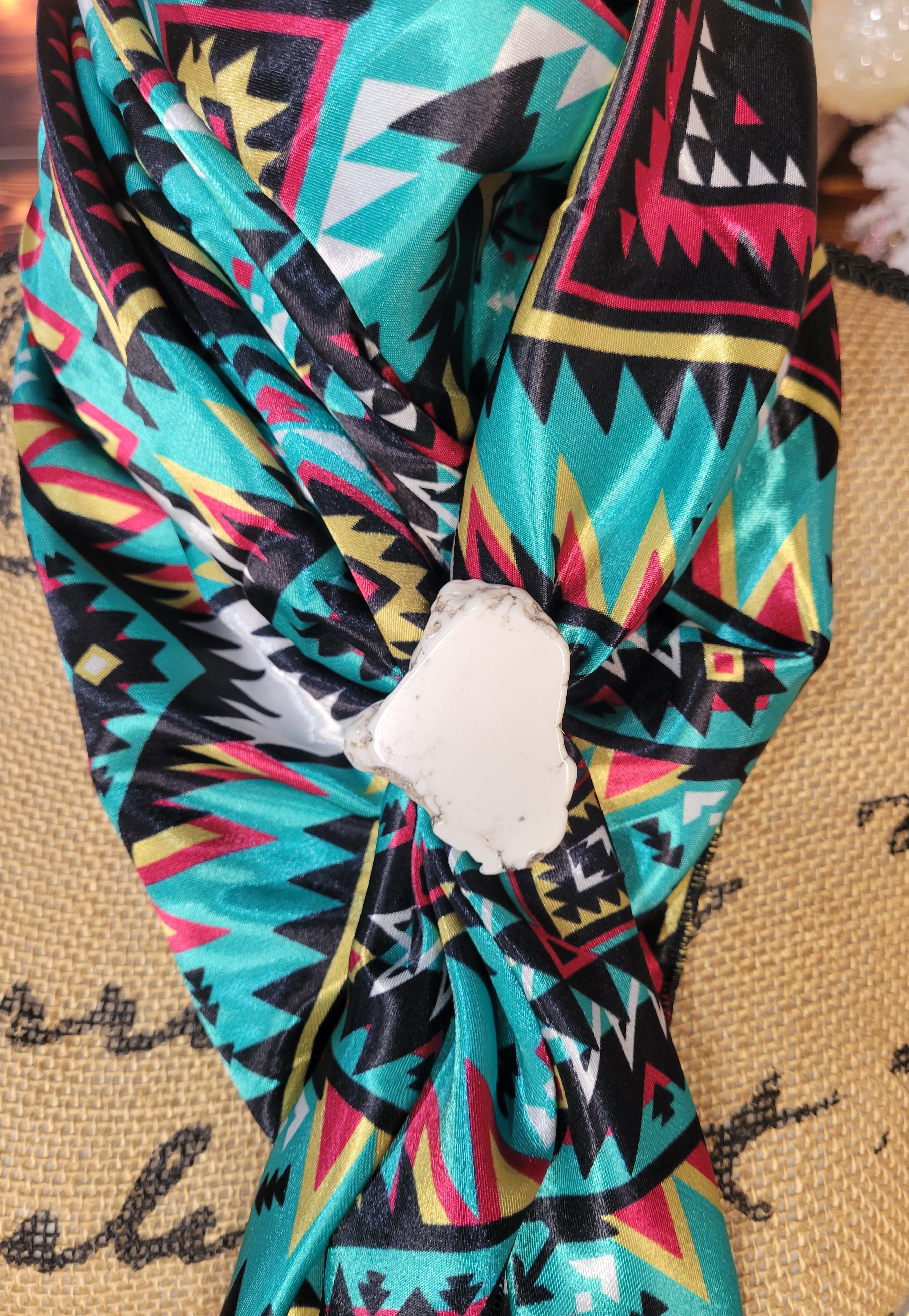 White Water Scarf Slide/ Ring