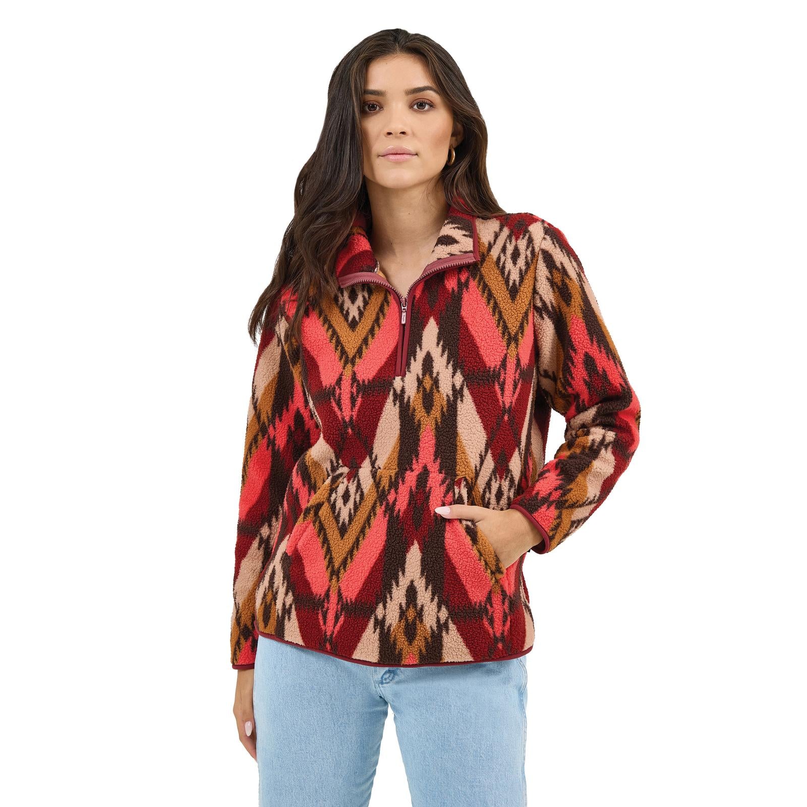 Lisa Wrangler Pink Sherpa