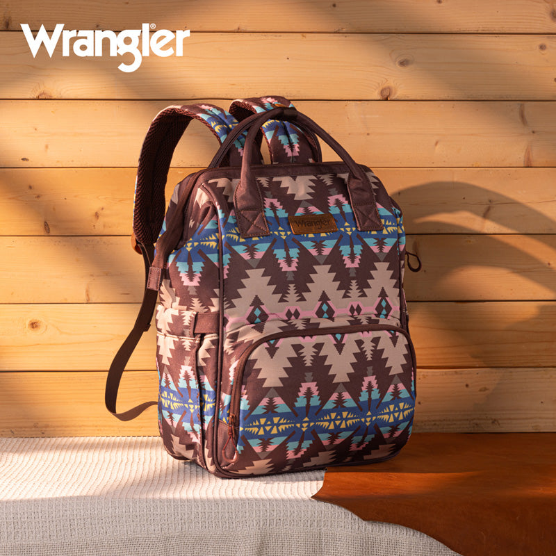 Wrangler Coffee Aztec Callie Backpack