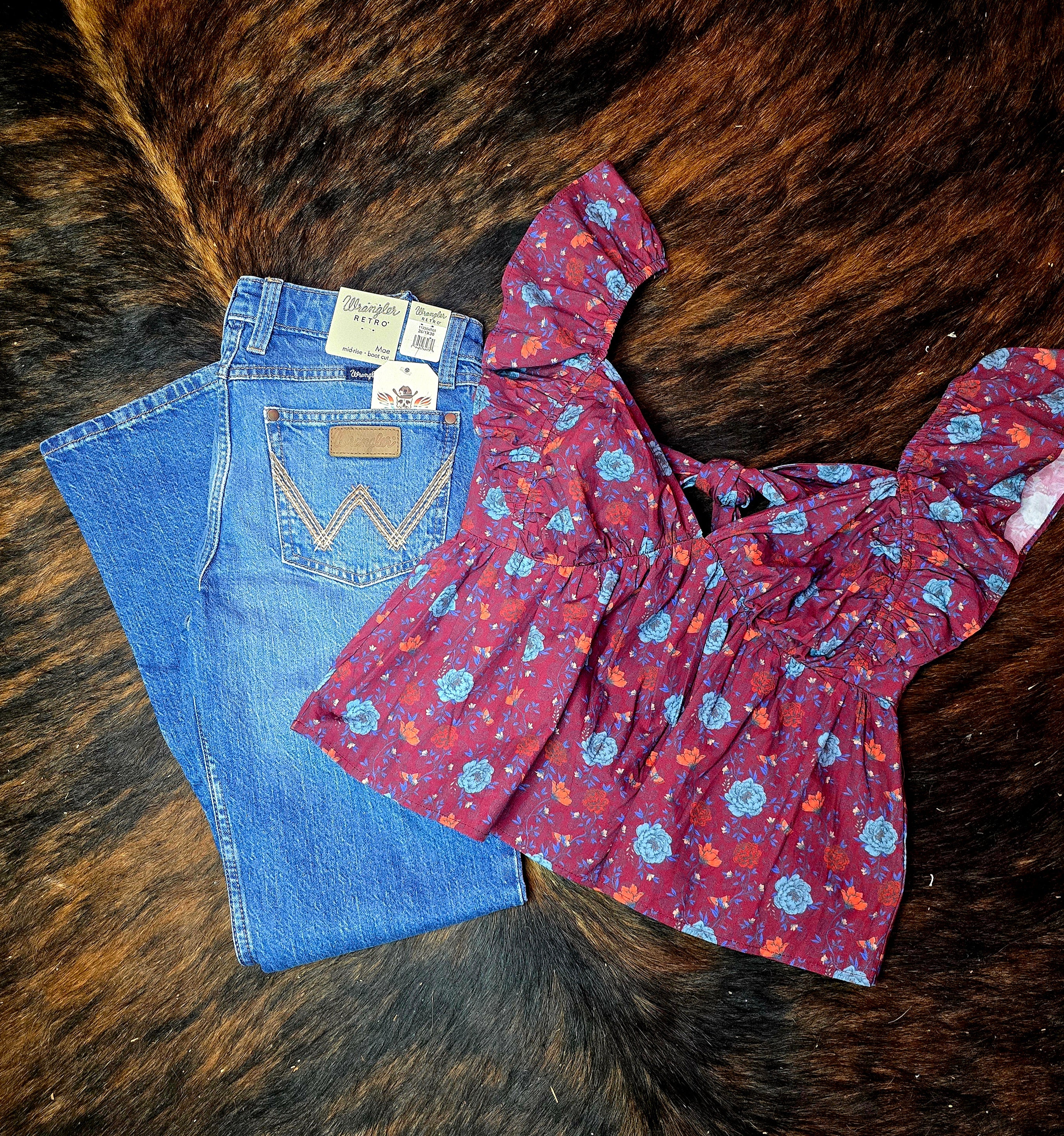 Hattie Floral Flutter Tank