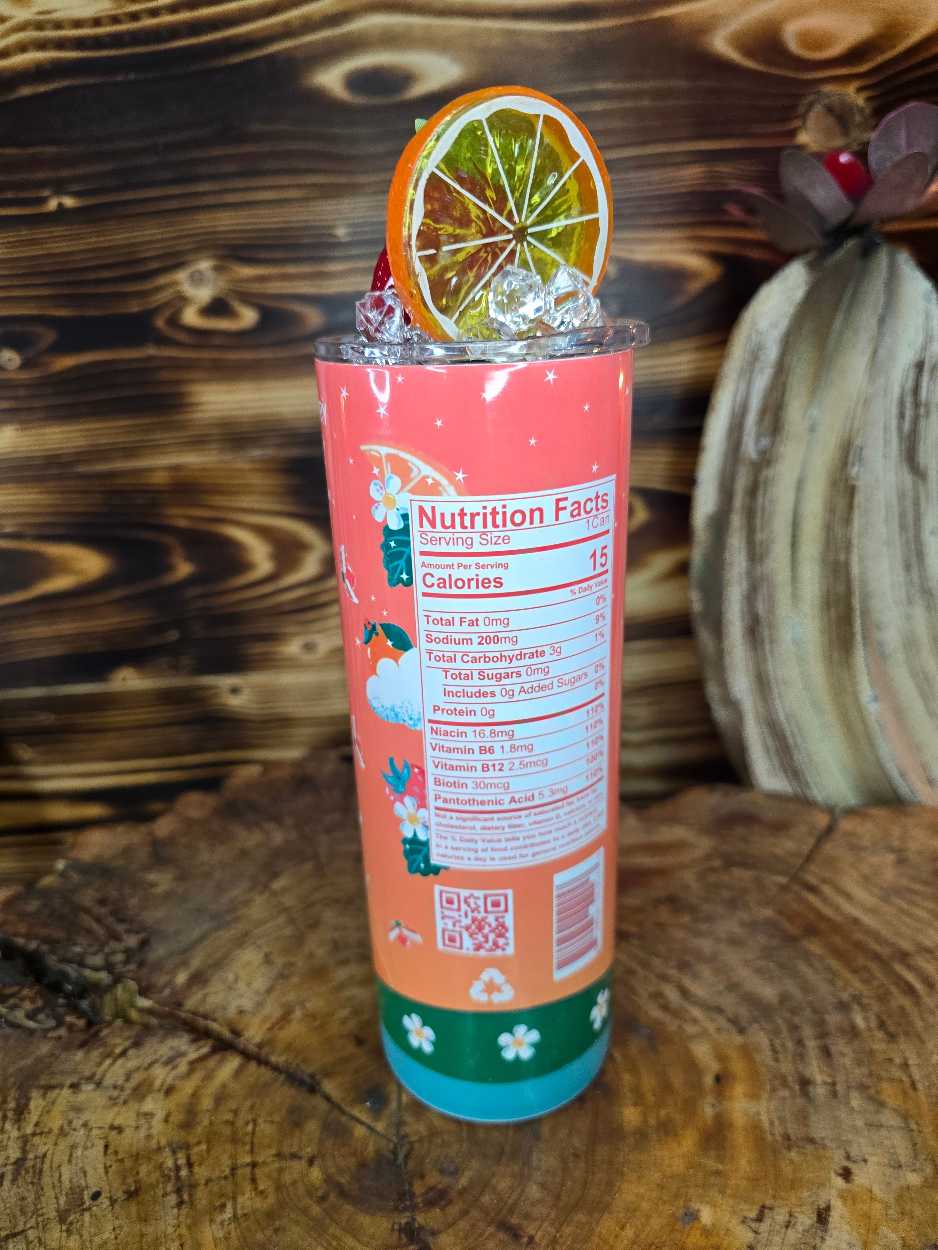 Strawberry Sunrise Alani Ice Topper Tumbler