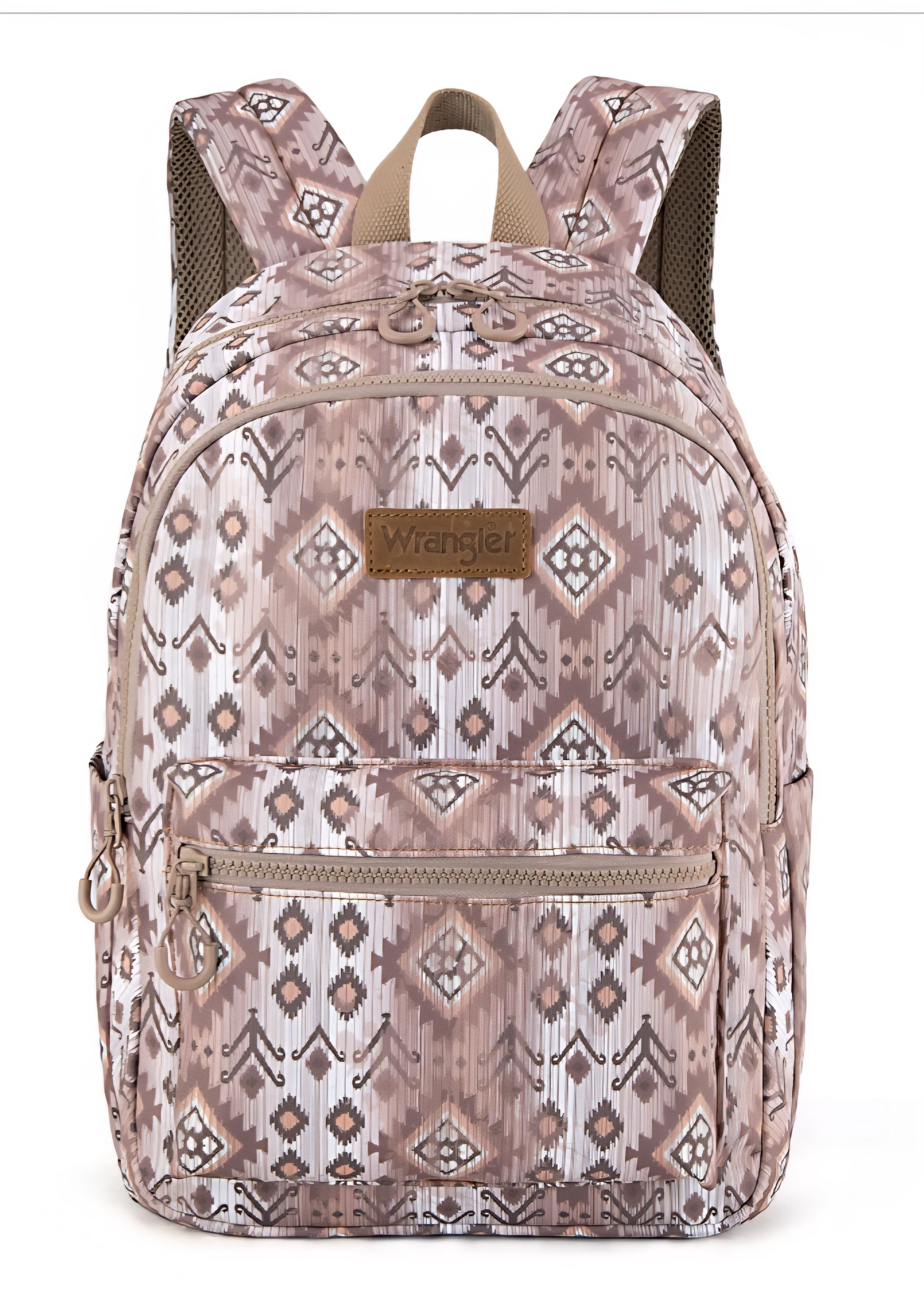 Wrangler Light Coffee Aztec Print Backpack