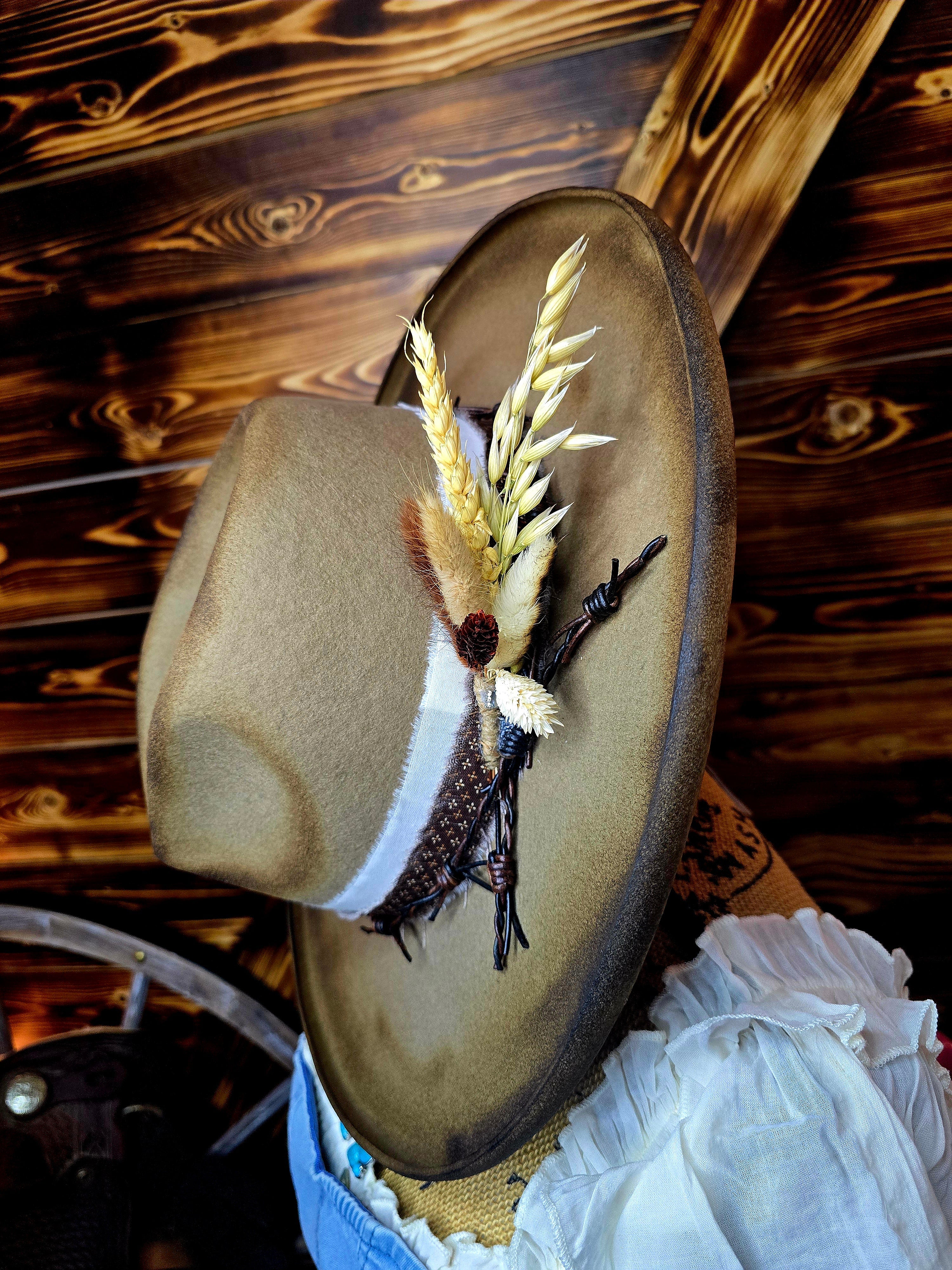 Shes Trouble Pencil Brim Fedora Size Large