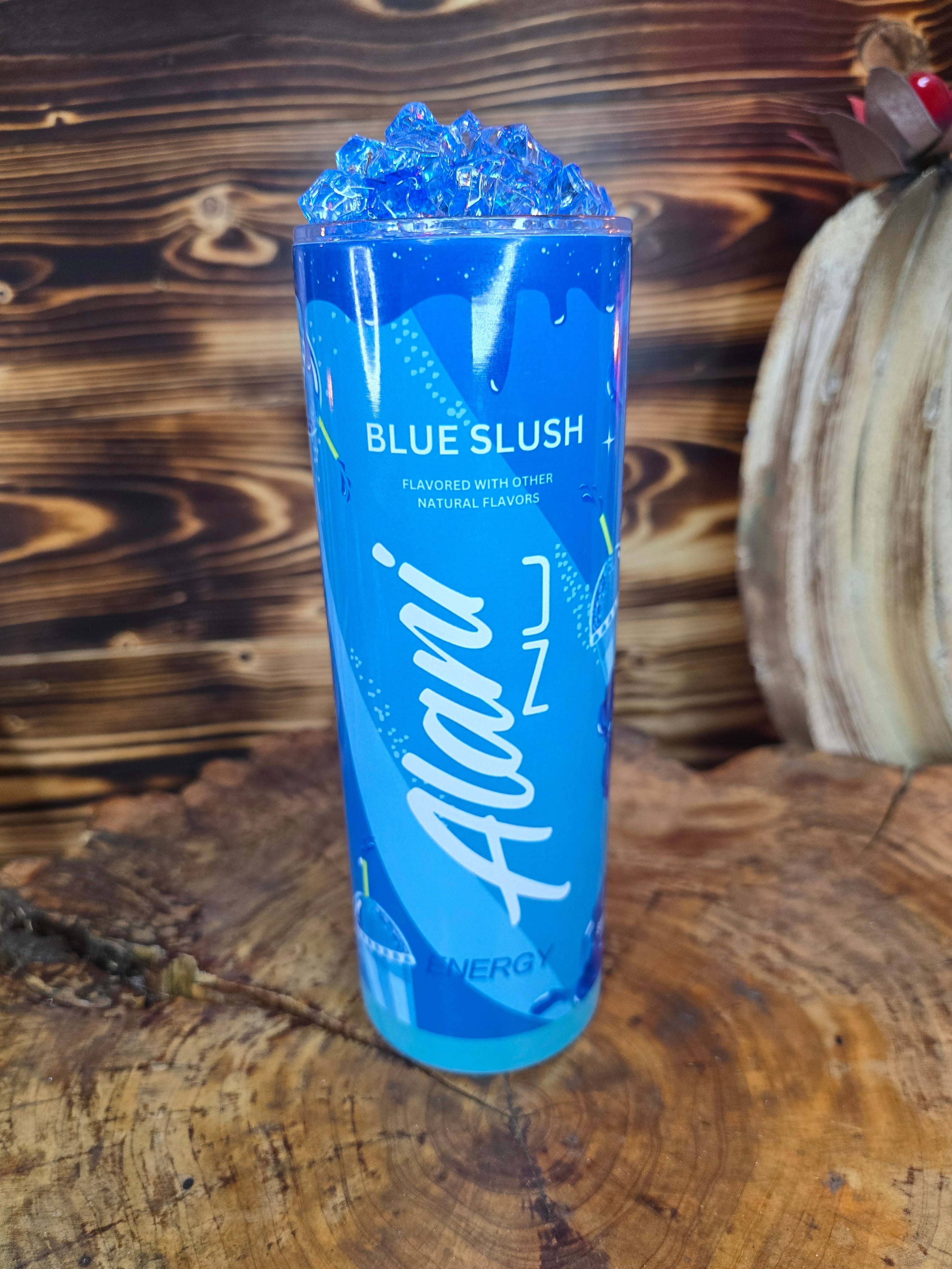 Blue Slush Alani Ice Topper Tumbler