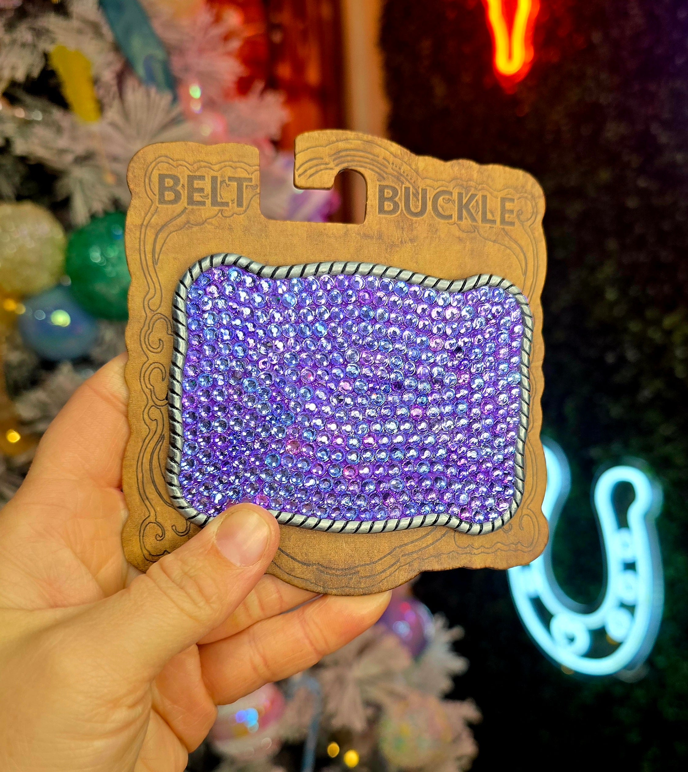 Lavender Dreams Belt Buckle