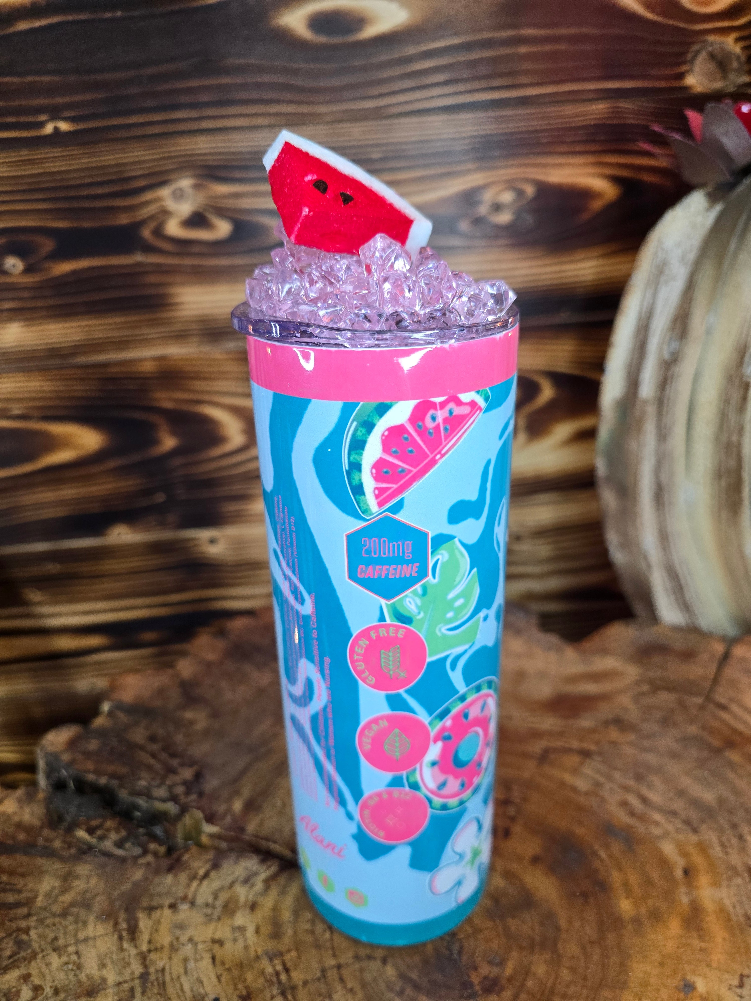 Watermelon Wave Alani Ice Topper Tumbler