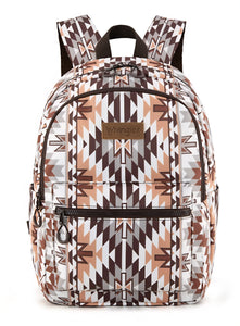 Wrangler Brown Aztec Print Backpack