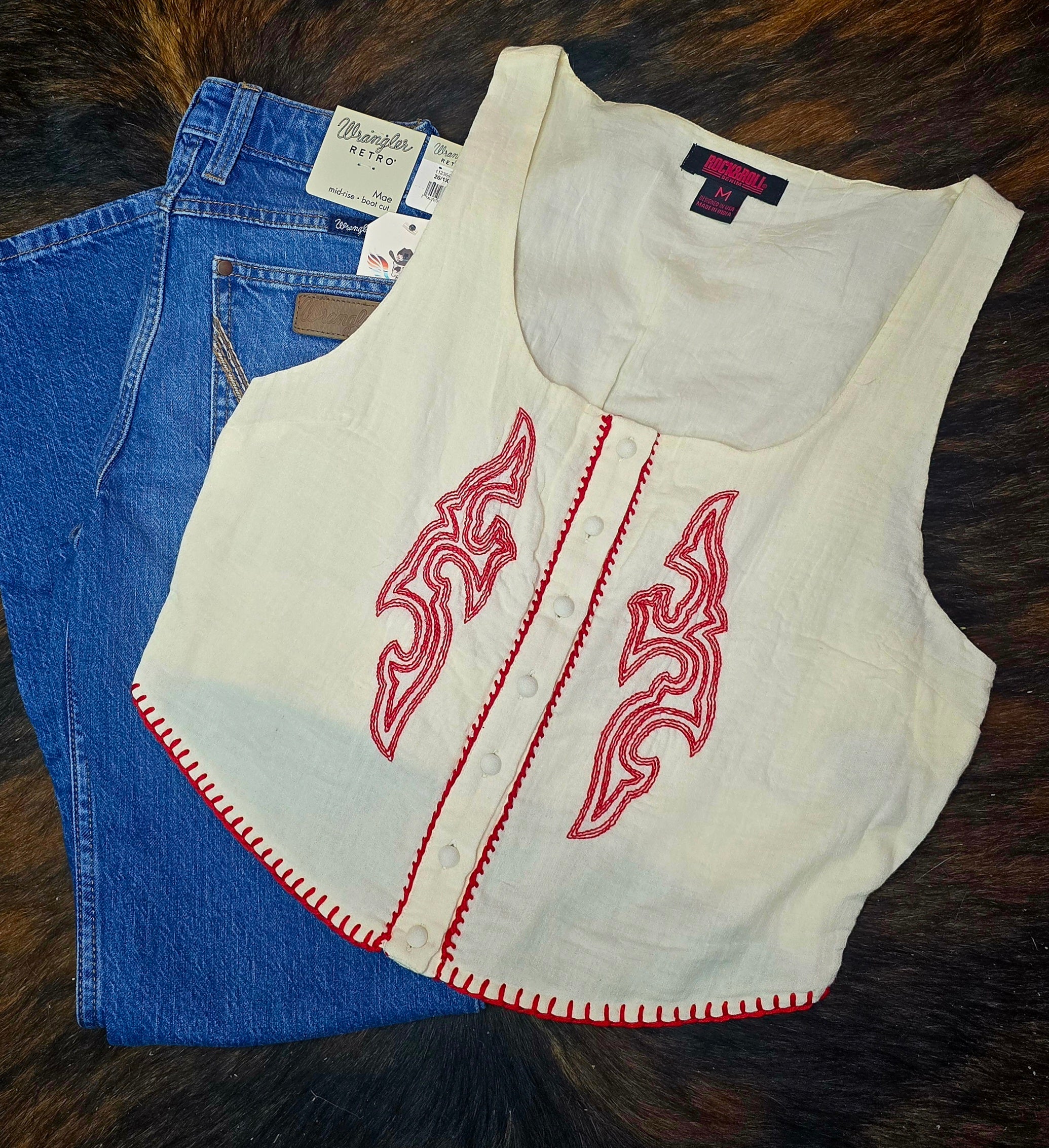 Bailey Bootstitch Embroidered Top