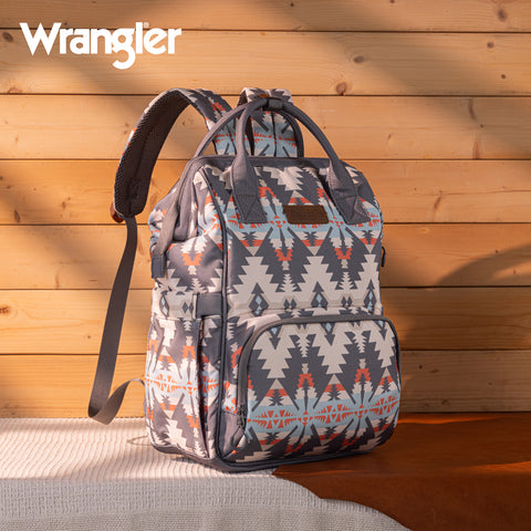 Wrangler Grey Aztec Callie Backpack