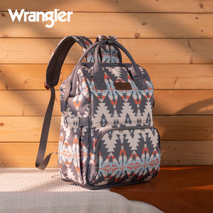 Wrangler Grey Aztec Callie Backpack