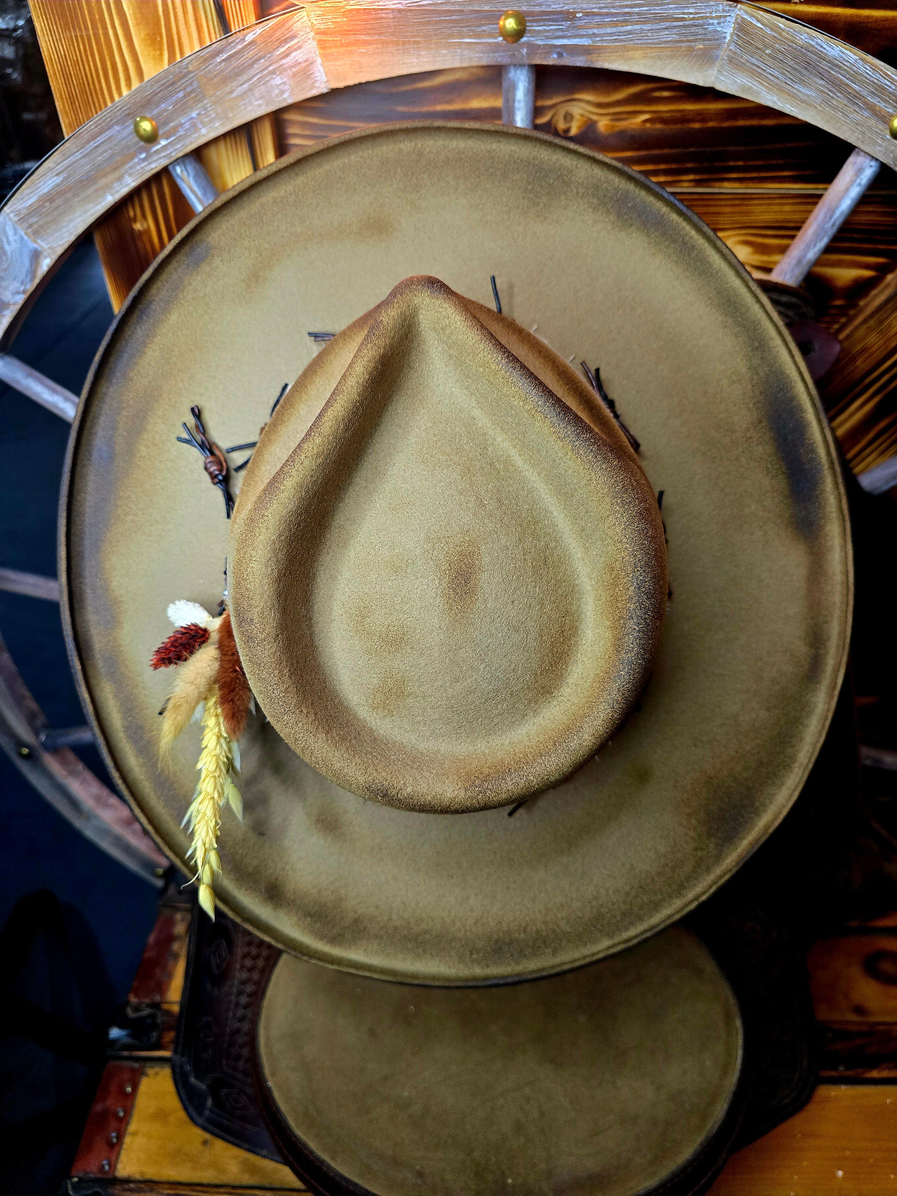 Shes Trouble Pencil Brim Fedora Size Large