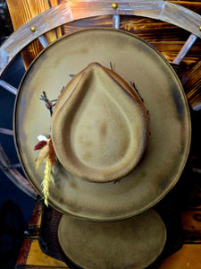 Shes Trouble Pencil Brim Fedora Size Large