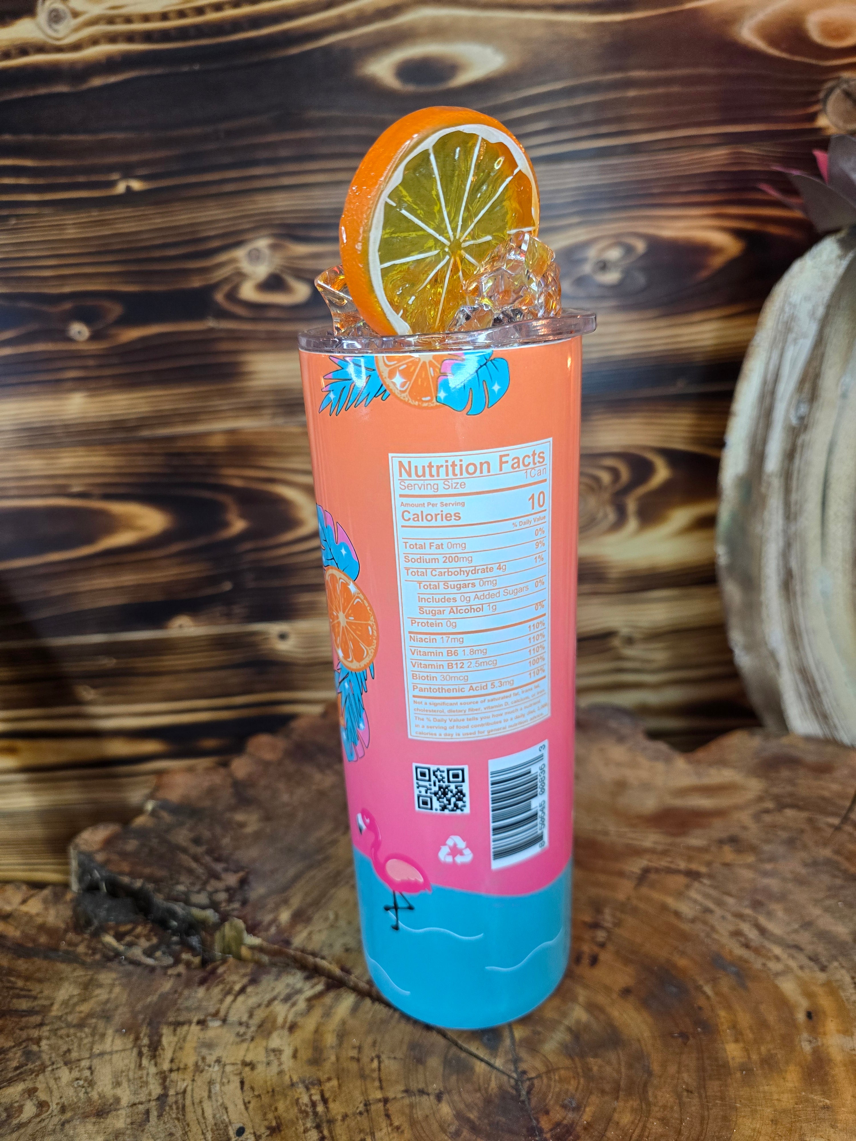 Orange Kiss Alani Ice Topper Tumbler
