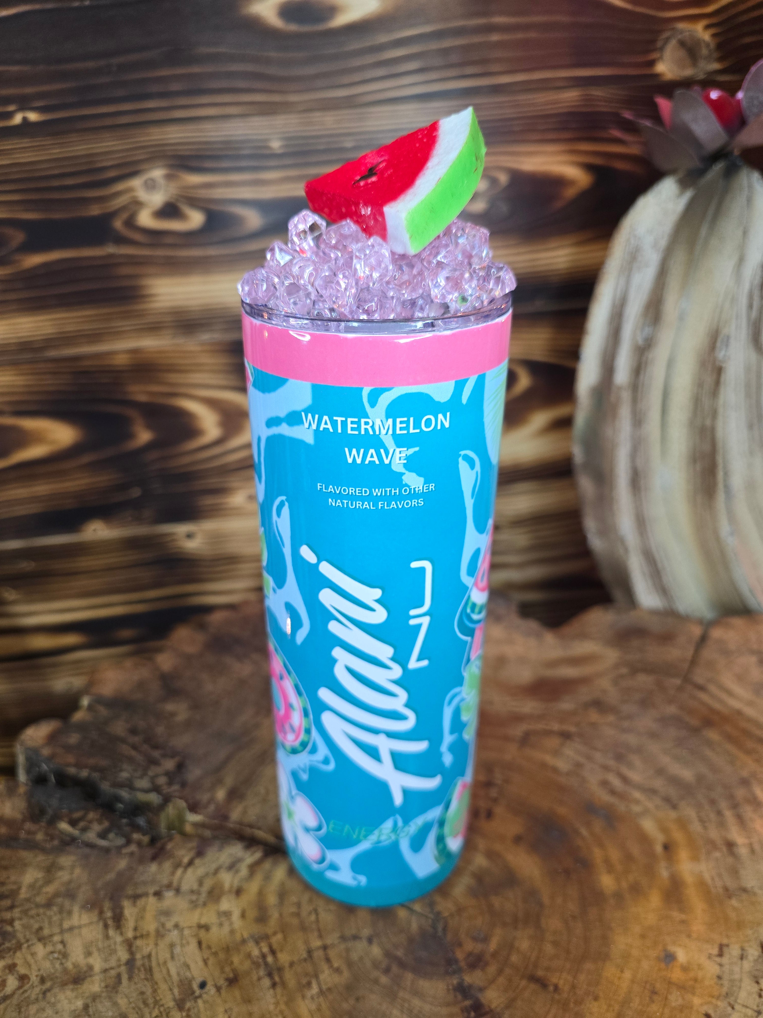 Watermelon Wave Alani Ice Topper Tumbler