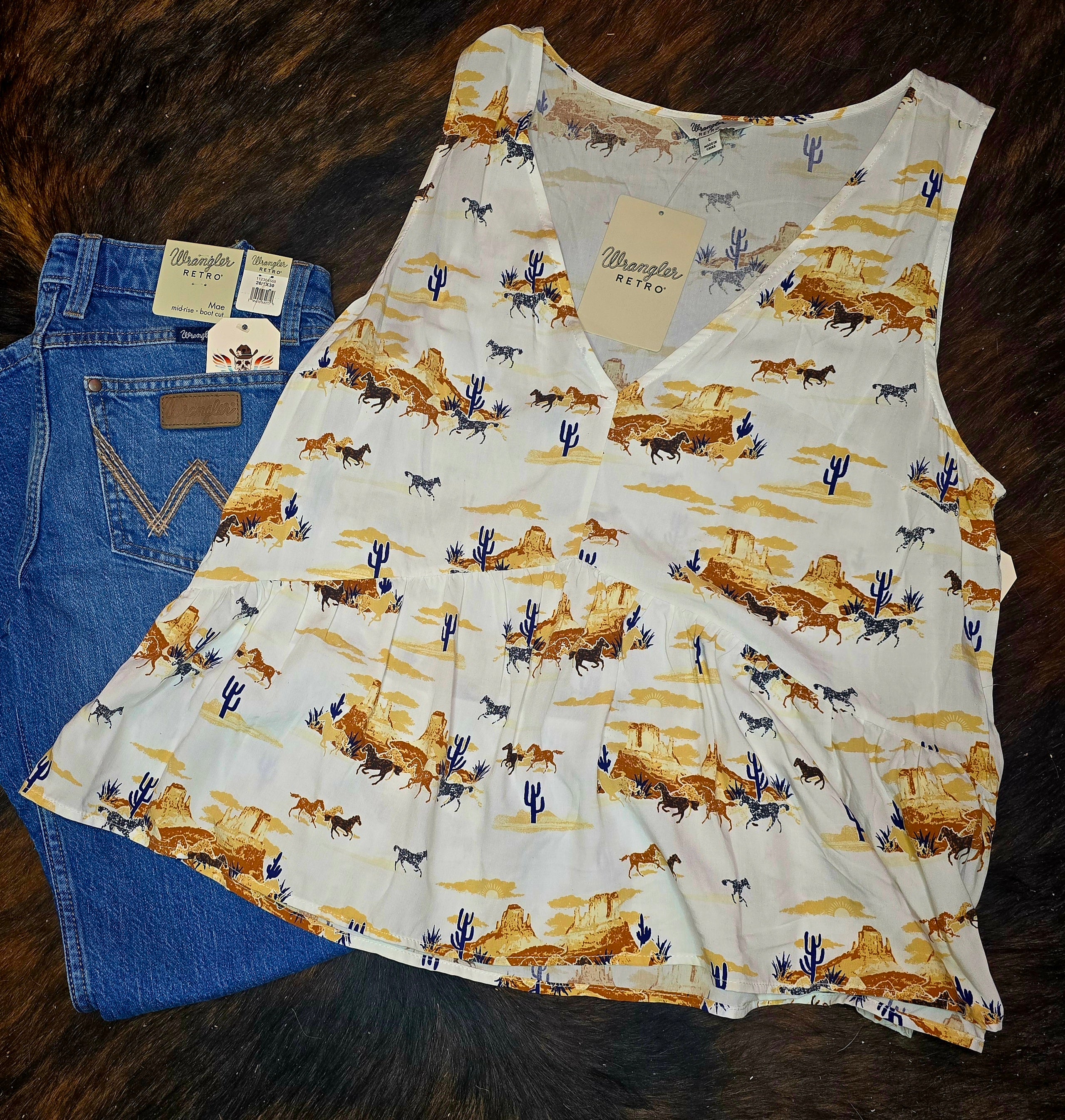 Susannah Wrangler Scene Tank