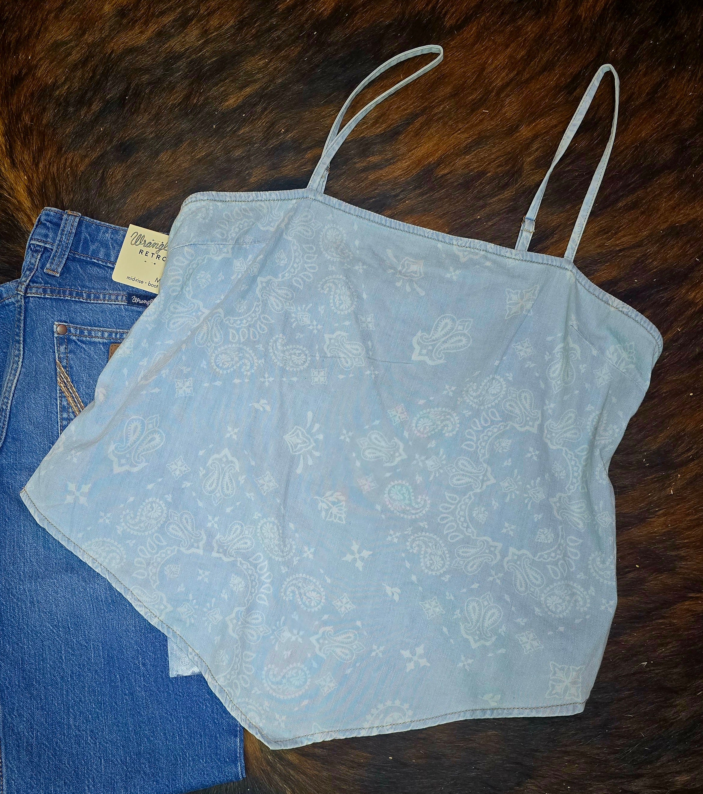 Darla Wrangler Retro Americana Tank