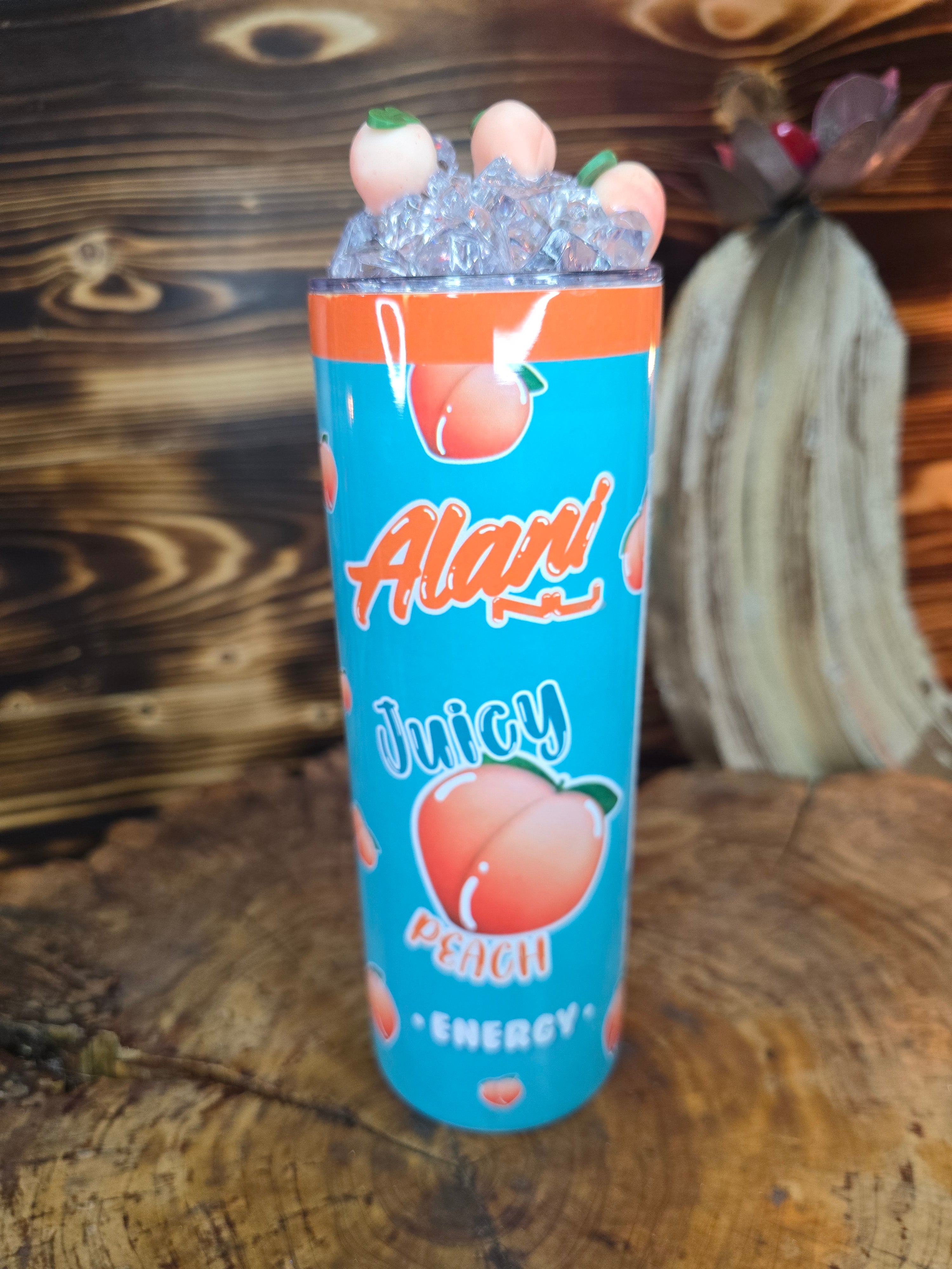 Peach Alani Ice Topper Tumbler