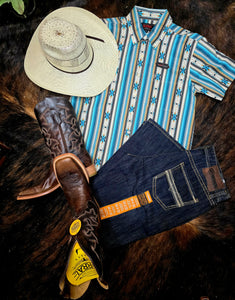 Zack Aztec Stripe Print