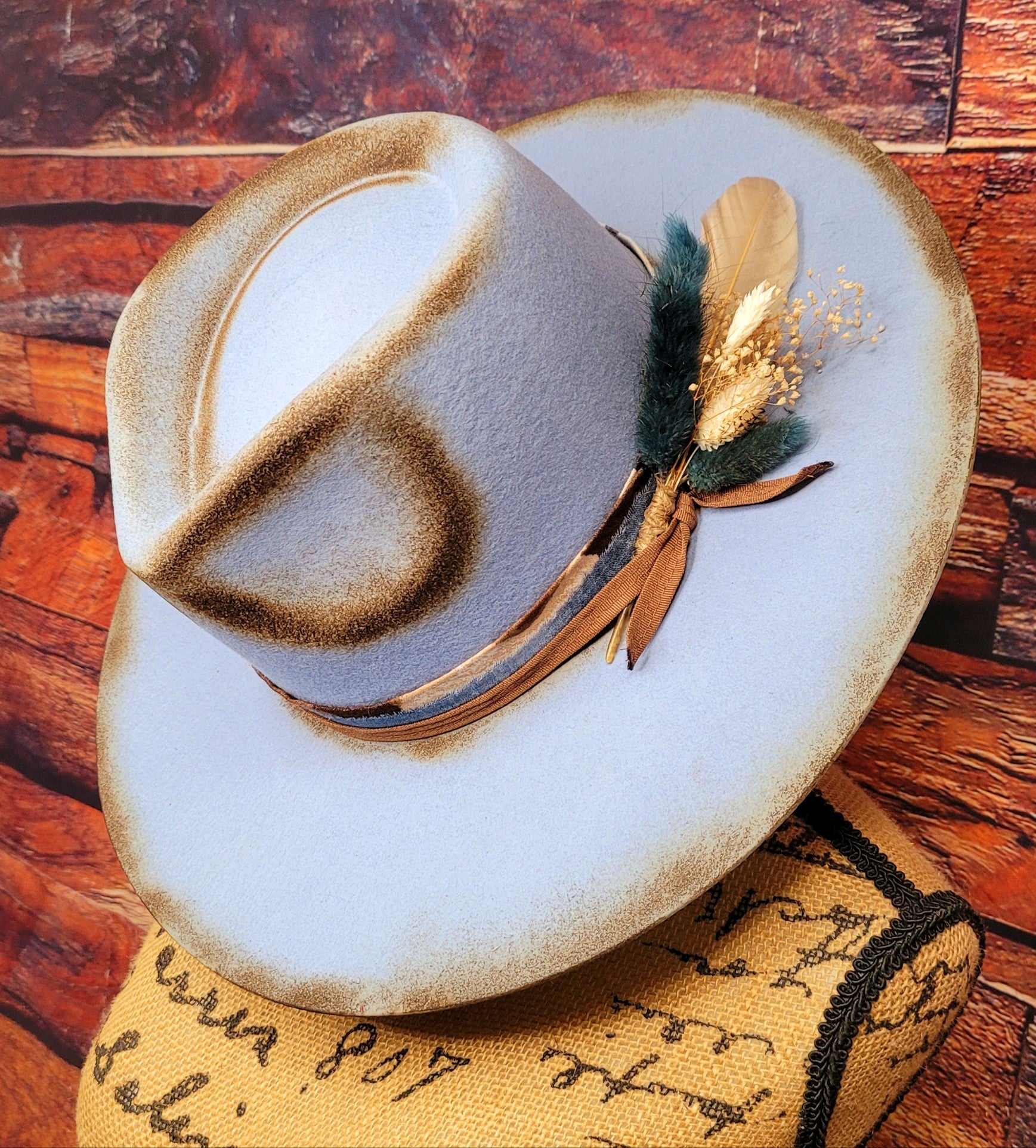 Denim Felt Hat