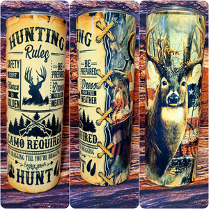 Hunting Rules Tumbler